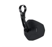 HIGHSIDER pro Espejo de extremo de manillar Ventura-RS Negro Corto (1 pieza), negro