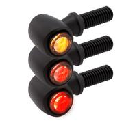 HIGHSIDER pro Nova LED Taillight/Indicator 3 en 1, Aprobado E (Par), negro