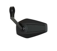 HIGHSIDER smart Bar End Mirror Booster 2 Negro Corto (1pc), negro