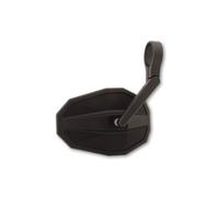 HIGHSIDER smart Espejo de extremo de barra recto negro corto (1 pieza), negro