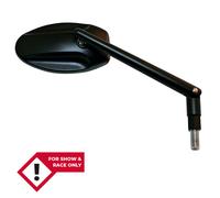 HIGHSIDER smart Espejo de manillar Ferrara negro (1 pieza), negro