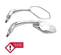 HIGHSIDER smart Espejo de manillar Luca Chrome (Par)