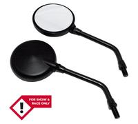 HIGHSIDER smart Espejo de manillar Mini negro (par)