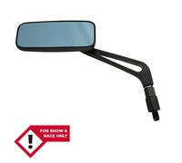 HIGHSIDER smart Espejo de manillar negro cuadrado (par), azul