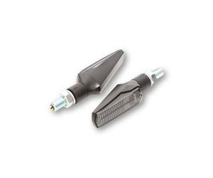 HIGHSIDER smart Fineline LED Indicador/Luz de posición Negro/Ahumado 2 en 1, aprobado E (par), negro