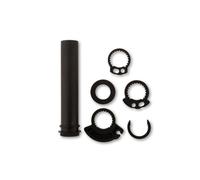 HIGHSIDER Smart Gas Rotary Sleeve Negro para Manillares de 7/8 pulgadas (1pc), negro