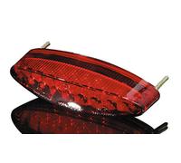 HIGHSIDER smart Number1 LED Mini Luz Trasera Roja con Luz de Matrícula (1pc), rojo