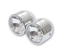 HIGHSIDER Smart Set con 2 faros cromados con luz de carretera y luz de cruce, homologado E (par)