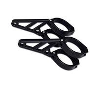 Highsider Soporte de lámpara CNC establecido para 47-49-50-52-54 mm (Negro)