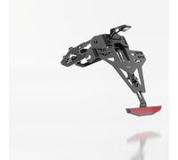 HIGHSIDER Soporte de matrícula pro, negro