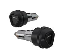 HIGHSIDER Ventura-LS Extremos de Manillar, Negro, Par