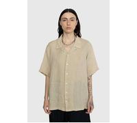 Highsnobiety Linen Short-sleeve Shirt Beige Talla: S | Camisas Casuales Outlet | Hombre | Marrón