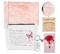 HIGHTERTON Regalos para nuera, juego de regalo de 5 piezas para nuera, regalo de suegra, bolsa de maquillaje, regalos para hijos y novias, Varios colores, Moda