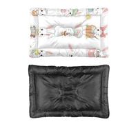 Hightopup Bonita cama para perro de conejo de Pascua, colchón para perro, cama antideslizante, tapete resistente para múltiples escenarios, caja mediana impresa, 60 x 45 cm