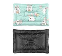 Hightopup Cama para perro con globos y huevos de conejo de Pascua, cama para mascotas, parte inferior antideslizante, acogedora, lavable, mediano, multiescenario, muebles grandes, regalo impreso