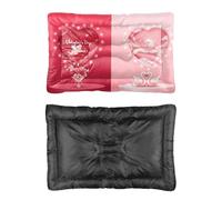 Hightopup Cama para perro con texto en inglés "Love You", cama para perros, alfombrilla de viaje para perros, parte inferior antideslizante, cómoda, a prueba de mordidas, múltiples escenarios, muebles