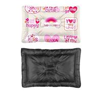 Hightopup Lindas calcomanías para cama de perro de San Valentín, forro de jaula de perro, parte inferior antideslizante, cama esponjosa, cama media, lavable, multiescenario, muebles grandes, camas