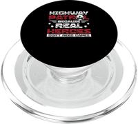 Highway Patrol porque los verdaderos héroes no necesitan capas divertidas PopSockets PopGrip para MagSafe