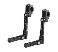 Highway Pegs Mount Kit Motorcycle Adjustable Rider Foot Rests For Harley For Davidson Forty Eight Sportster Seventy Two For Fat Bob 32mm,Accesorios de Moto(Black 165mm)