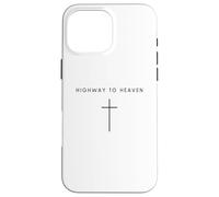 Highway To Heaven Cross - Minimalista Cristiano Jesucristo Carcasa para iPhone 16 Pro MAX