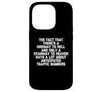 Highway To Hell vs. Stairway To Heaven - Novedad divertida Carcasa para iPhone 14 Pro