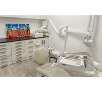 Higiene dental con revisión pulido fluorización y radiografía con curetaje de una arcada