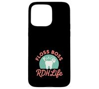 Higiene Dental Divertida del Limpiador Dental RDH del higienista Dental Carcasa para iPhone 15 Pro MAX