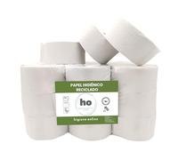 Higiene Online - Rollos Papel Higiénico Laminado Industrial 2 Capas 130M 2/H-Eco M-45 Eco Reciclado Saco de 18 Rollos - 400gr / Rollo Precortado Water Ecologico Natural XXL (2)