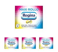 Higiénico Regina Maxi Rollo 4:15 (Paquete de 4)