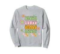 Higienista Dental repetido Sonrisa Cepillo Hilo Dental Sudadera