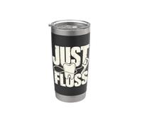 Higienista dental Solo hilo dental Humor Vaso térmico de acero inoxidable de doble pared