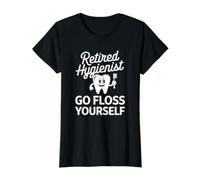 Higienista Jubilado Jubilado Divertido IR Hilo Dental Usted Mismo Camiseta gráfica económica