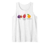 Higo Dragon Fruit Mandarina Fruta Sutil Anti Trump Camiseta sin Mangas