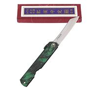 HIGO NO KAMI Higonokami Navaja Japonesa de Bolsillo Plegable Cuchillo Hisui hoja pulida Hecho a Mano en Japón por Nagao Kanekoma
