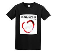 HIGOL Foreigner I Want To Know What Love Is The Ballads T-Shirt Mens Black Unisex Tees Shirt S