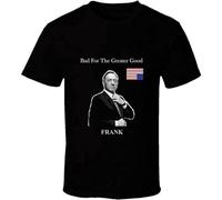 HIGOL Frank Underwood House of Cards TV Show Kevin Spacey Francis T-Shirt Mens Black Unisex Tees Shirt S