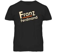 HIGOL Franz Ferdinand T-Shirt Mens Black Unisex Tees Shirt XL