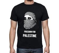 HIGOL Freedom For Palestine Break Free T-Shirt Mens Black Unisex Tees Shirt XL