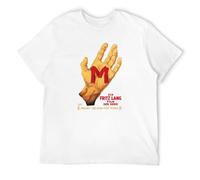 HIGOL Fritz Langs M Peter Lorre T-Shirt Mens White Unisex Tees Shirt S