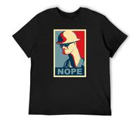 HIGOL Ftress Engineer Says Nope T-Shirt Mens Black Unisex Tees Shirt S