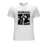 HIGOL Fugazi The Argument Album T-Shirt Mens White Unisex Tees Shirt S