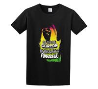 HIGOL Funkadelic George Clinton Parliament T-Shirt Mens Black Unisex Tees Shirt XL