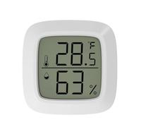 Higrómetro digital de interior, Mini Digital Thermometer Hygrometer Room Temperature Humidity Monitor Indoor Outdoor Clock(Fahrenheit)