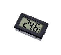 Higrómetro digital de interior, Mini monitor digital de temperatura y humedad, termómetro, higrómetro, negro, blanco(Black)