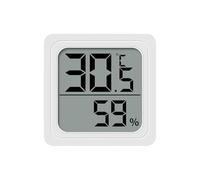 Higrómetro Digital De Interiores - Pequeño Higrómetro Digital Doméstico | Monitor Preciso De Temperatura Doméstica, Temperatura Electrónica Digital De Humedad Portátil, Sensor De Humedad Comida
