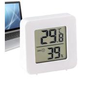 Higrómetro Digital - Indicador De Expresión Del Monitor Digital De Temperatura Y Humedad De 4,5 X 4,5 X 1,6 Cm | Medidor De Sensor De Confort De Aire | Medidor De Humedad Flexible Para Guarderías, Ofi