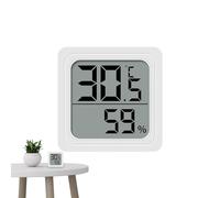 Higrómetro digital interior - Higrómetro preciso digital, monitor de humedad de temperatura | Apuesta de humedad en miniatura para el hogar, dormitorio, sensor de humedad de batería para dorto