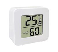 Higrómetro digital - Monitor de humedad de 5 cm, mejora la comodidad interior | Medidor digital de humedad y temperatura con alta precisión, mini higrómetro para invernadero, jardín, casa, burea