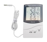 Higrómetro digital para interiores, TA318 LCD digital para interiores y exteriores, medidor electrónico de humedad de temperatura, indicador de clima para habitación, monitor de control de clima