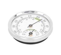 Higrómetro, Mini Termómetro Compacto de Alta Precisión con Esfera Transparente para Incubadoras Humidificadoras de Invernadero